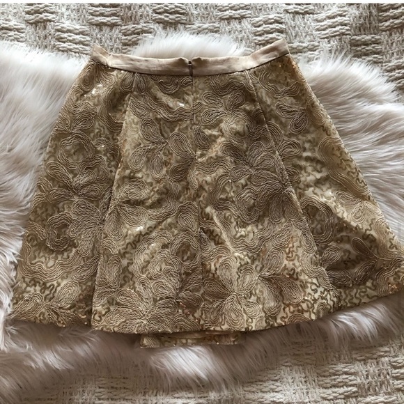 BNWT Anthropologie Tracy Reese Sequin Overlap Mini Skirt - Picture 7 of 8